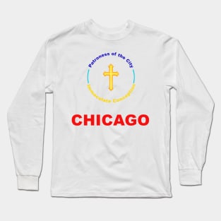 CHICAGO PATRON SAINT Long Sleeve T-Shirt